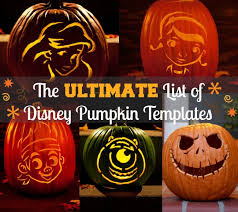 Disney Pumpkin Stencil Free Disney Pumpkin Carving Templates