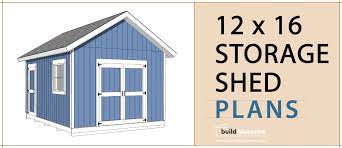 12x16 Shed Diy Plans Gable Roof