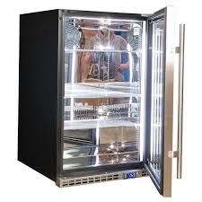 Heated Glass Door Bar Fridge