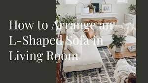 how to arrange an l shaped sofa in