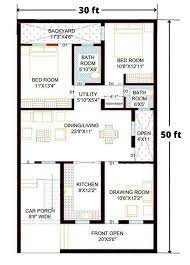 House Plan For 30 Feet By 50 Feet Plot