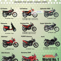 hero honda motorcycles list 11
