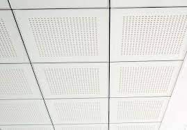 perforated gypsum ceiling panel in mau