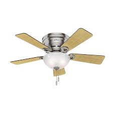 Indoor Brushed Nickel Ceiling Fan 52139
