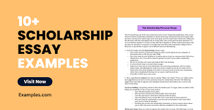 scholarship essay exles 10 in pdf