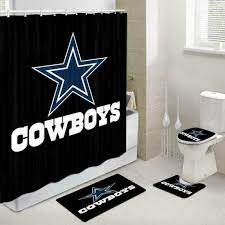 dallas cowboys bathroom rug set ebay