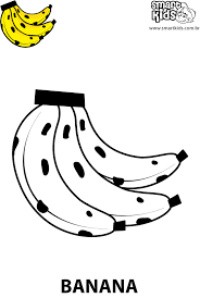 Me gusta un montón comerlas durante la comida o por la noche, antes de dormir. Colorir Desenho Banana Desenhos Para Colorir Smartkids