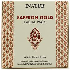 inatur saffron gold glow kit