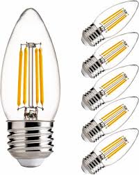 When comparing different light bulbs and lamps, it is better to compare the lumens that each bulb produces, in order to. Dimmable Led Candelabra Light Bulbs 60w Equivalent E26 Regular Base Flsnt 4 5w For Sale Online Ebay