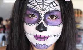 sugar skull makeup looks for halloween