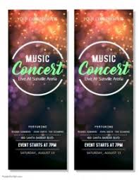 6 080 Customizable Design Templates For Concert Ticket Postermywall