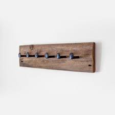 Rustic Coat Rack Barn Wood Wall Hanger