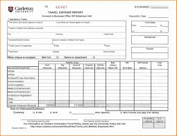 Sample Expense Report 5 Template Format