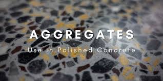 polished concrete aggregates exposed