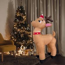 7 ft christmas inflatable reindeer