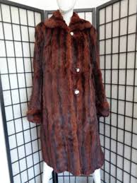 Brown Rabbit Fur Coat Jacket Arts