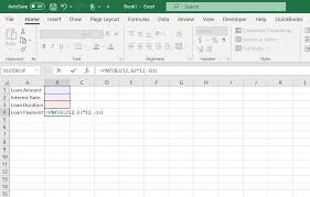 Calculate A Mortgage Payment With Excel