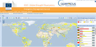 copernicus global drought database