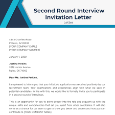 second round interview invitation