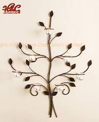 metal wall decoration tealight candle