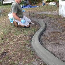 Custom Concrete Curbing Edging