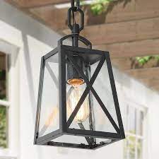 Lnc Black Outdoor Hanging Light Mini 1