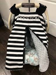 Baby Car Seat Covers Black And White
