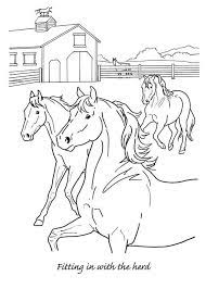 Standing, running, working.horsing around (you knew it was coming!), captured on film then translated into a simple drawing. Fitting In With The Herd Coloring Page Breyerhorses Com
