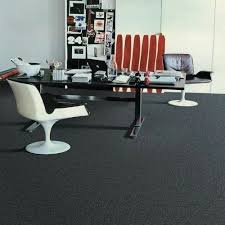 grey plain nylon carpet tile for home