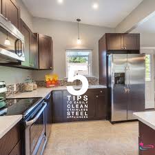 easily clean stainless steel appliances