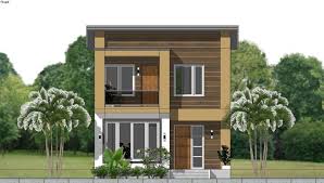 Home Design Plan 6 5x7 5m 2 Bedrooms A2