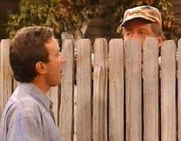 Image result for wilson looking over the fence