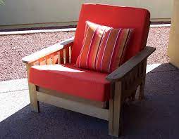 Outdoor Mission Chair Cushion And