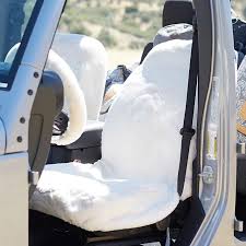 Faux Fur Car Seat Cover And Steering