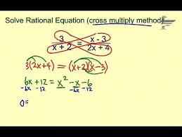 Ch 8 Solve Rational Equations Cross