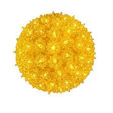 7 5 Starlight Sphere 100 Light Yellow Christmas Lighted Ball gambar png