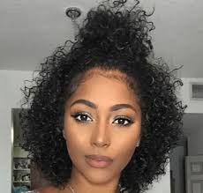 Very chic, trendy, and fashionable. Summer Trends 17 Women Rocking The Half Top Knot On Natural Hair Curly Hair Styles Naturally Curly Hair Styles Natural Hair Styles