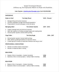 Chronological order resume is a resume format that displays the resume of a professional in a chronological order. 48 By Chronological Resume Samples Resume Format