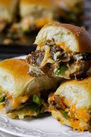 philly cheese steak sliders this is