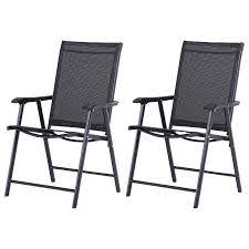 2 Foldable Outdoor Garden Chairs