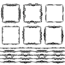 100 000 doodle frames vector images