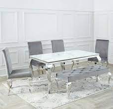 louis dining table rectangle 1 6m 2m