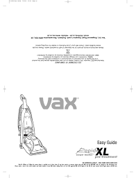 hose attachments vax rapide xl easy