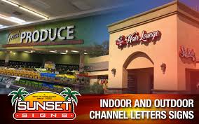 Indoor And Outdoor Channel Letters Signs Custom Lighted