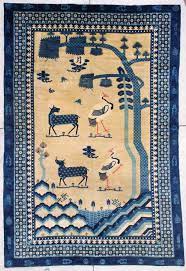 7261 antique mongolian rug 6 5 x 9 4