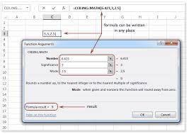 Mathematical Functions Excel 2016