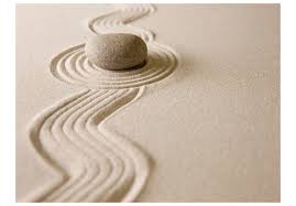 Wall Mural Zen Sand Garden Orient