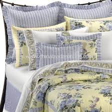 French Blue And Yellow Comforter Sets