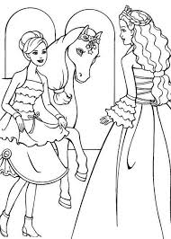 600x911 barbie doll riding horse coloring page adolt colouring sheets. Barbie Princess Would Like To Ride Her Horse Coloring Page Coloring Sun