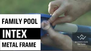 intex metal frame pool rectangular